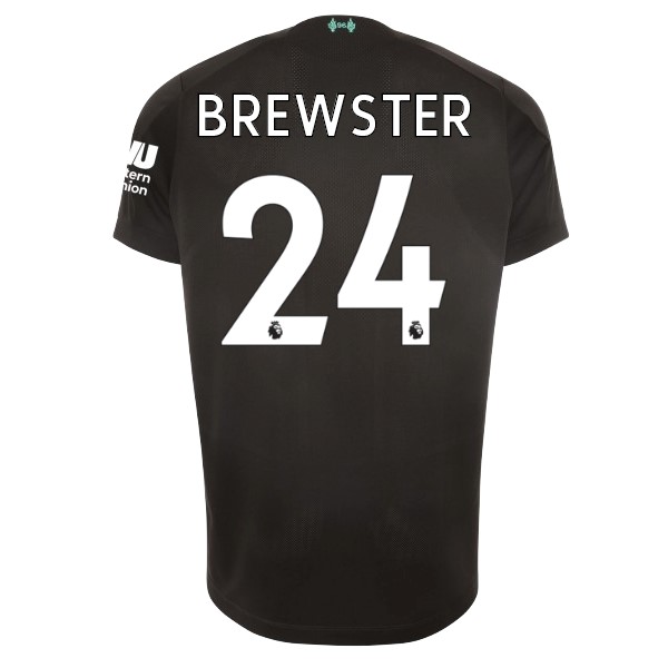 Maillot Football Liverpool NO.24 Brewster Third 2019-20 Noir